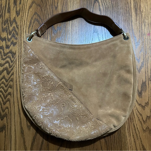 Sundance brown suede purse never used extra strap in bag great details - Picture 1 of 8